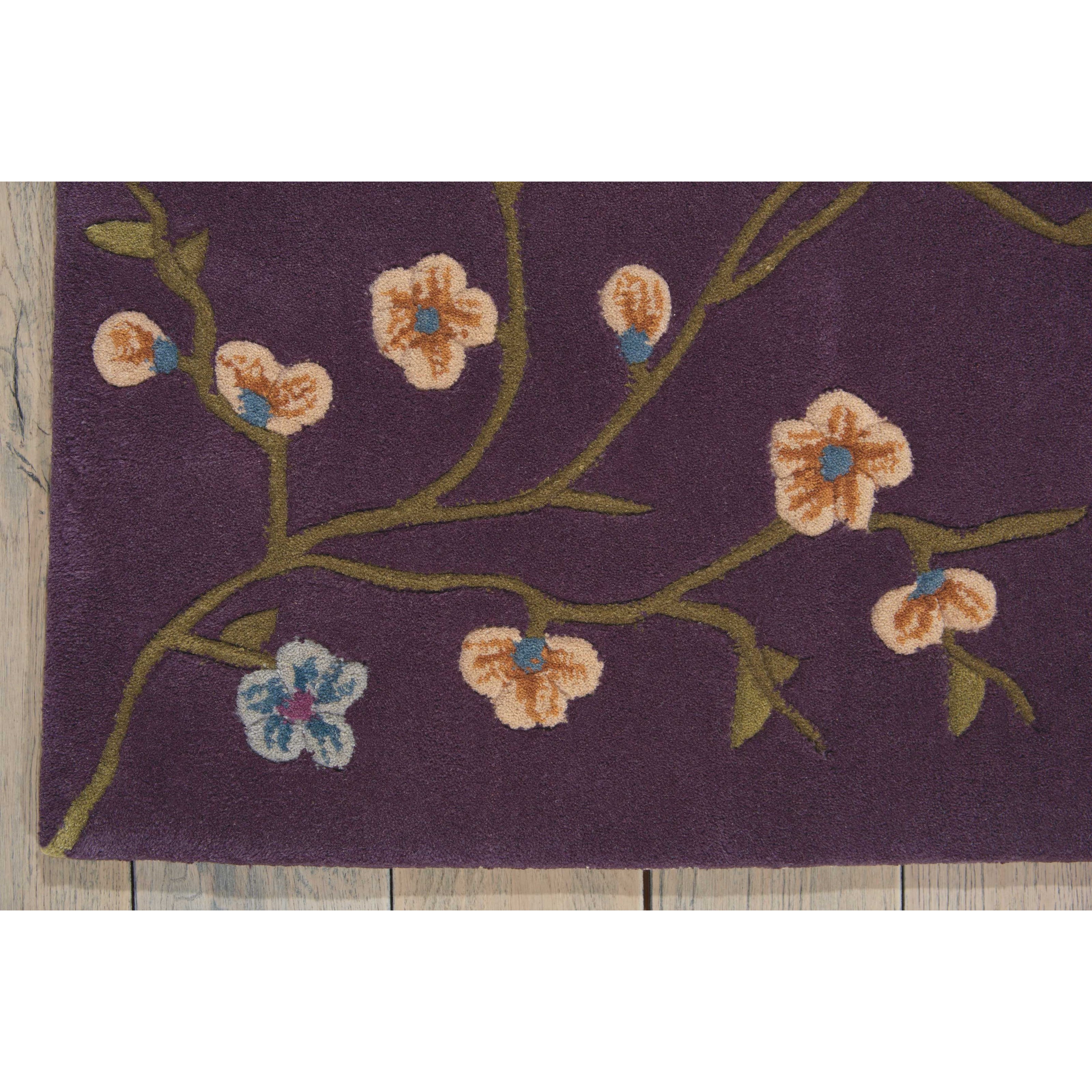 Nourison Julian Jl27 Lav 23x8 2 3 X 8 Lavender Runner Rug Esprit Decor Home Furnishings Rugs