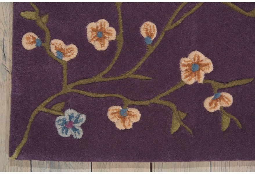 Nourison Julian Jl27 Lav 23x8 2 3 X 8 Lavender Runner Rug Esprit Decor Home Furnishings Rugs