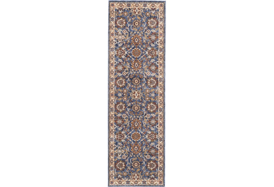 Nourison Lagos 2 3 X 7 6 Blue Runner Rug Home Collections Blue Runner Rug