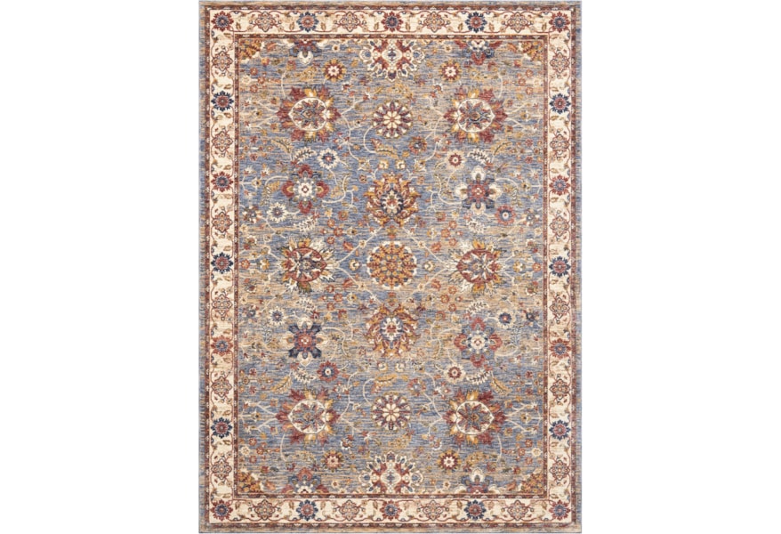 Nourison Lagos 3 X 5 Sky Rectangle Rug Home Collections Nourison Lagos 3 X 5 Sky Rectangle