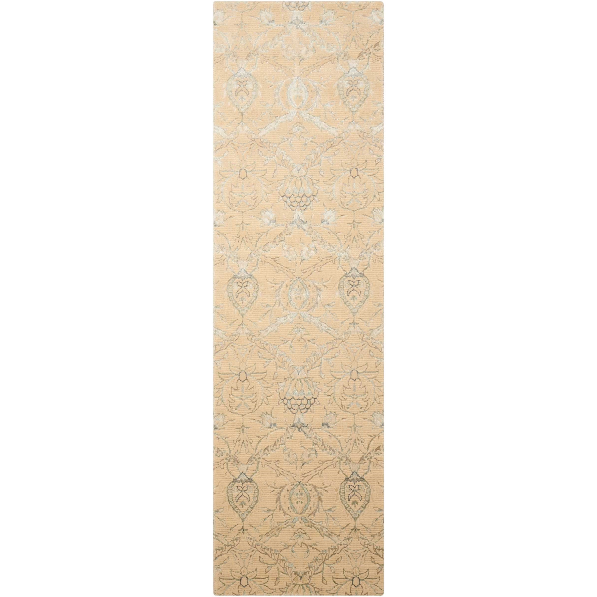 Nourison Luminance 2 3 X 8 Cream Runner Rug Adcock Furniture Rugs