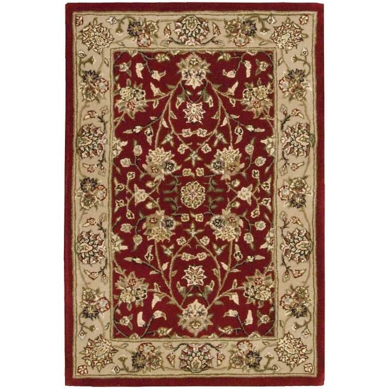 Nourison Nourison 2000 2107 Bur 2x3 2 X 3 Burgundy Rectangle Rug Esprit Decor Home Furnishings Rugs