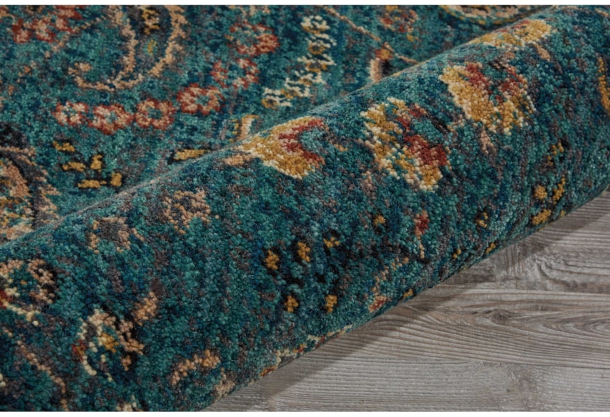 Nourison Nourison 2020 5 X 5 Teal Round Rug Sprintz Furniture Rugs