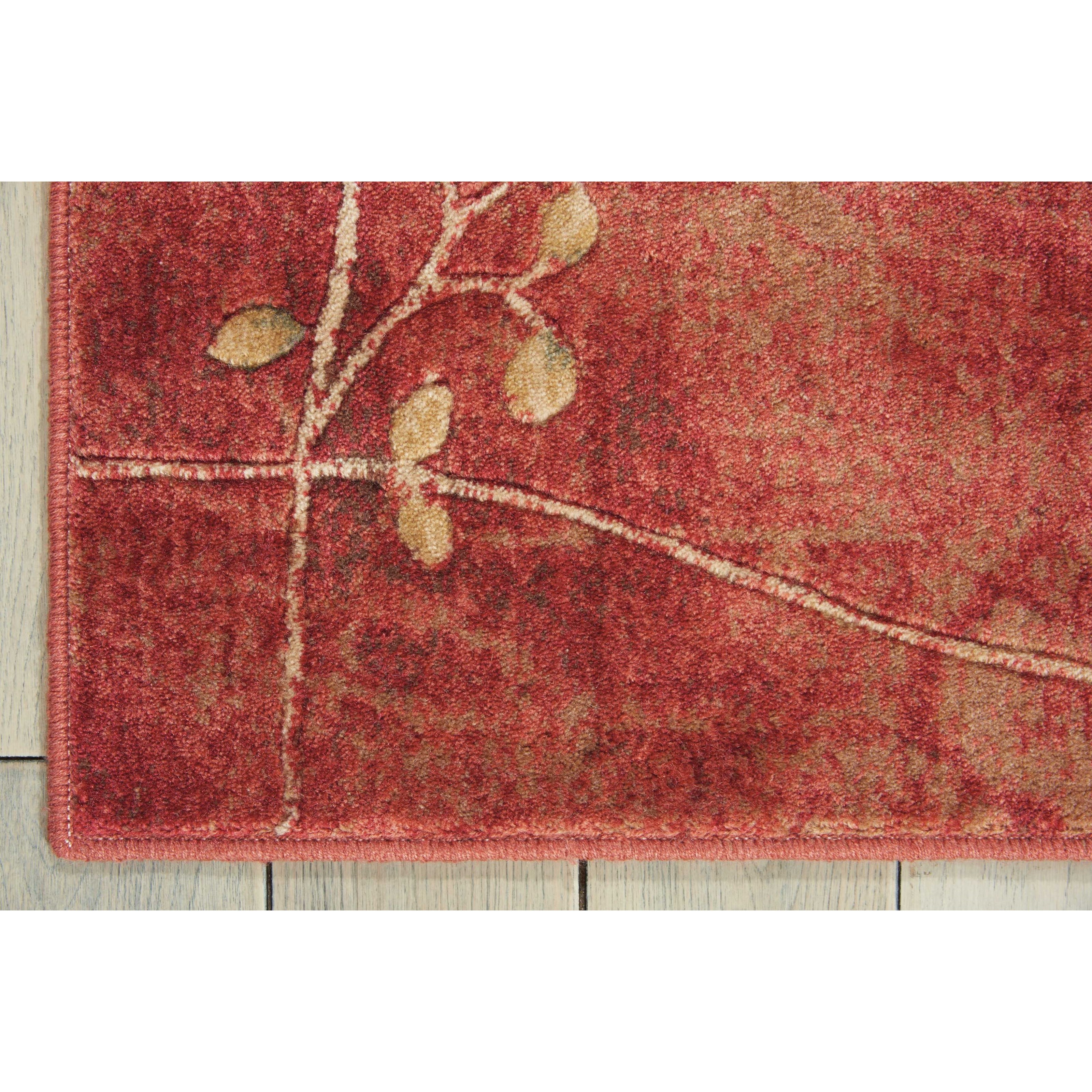 Nourison Somerset St74 Fla 2x59 2 X 5 9 Flame Runner Rug