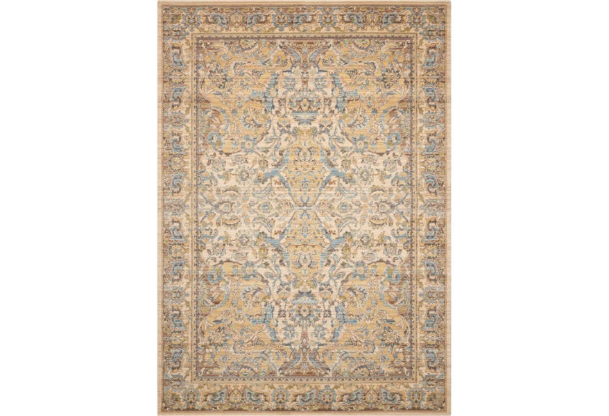 Nourison Timeless 9 9 X 13 Beige Rectangle Rug Sprintz Furniture Rugs