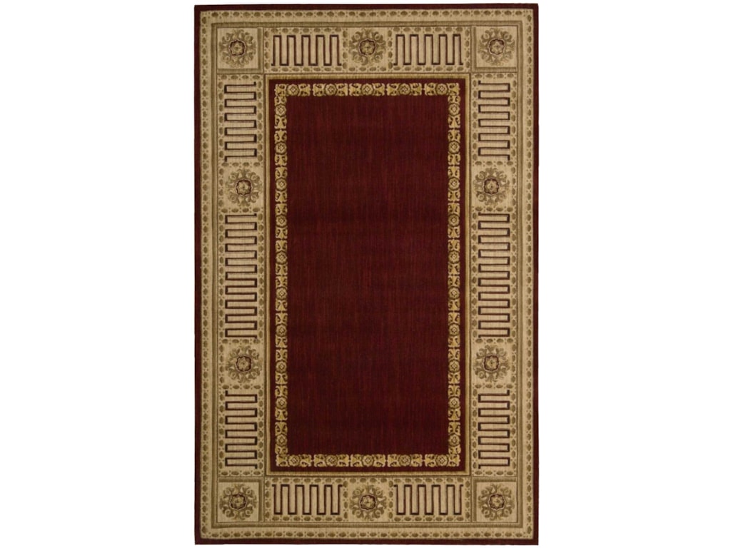 Nourison Vallencierre 5 3 X 8 Burgundy Rectangle Rug Ad Nourison Vallencierre 5 3 X 8 Burgundy Rectangle Rug Ad Furniture Rugs