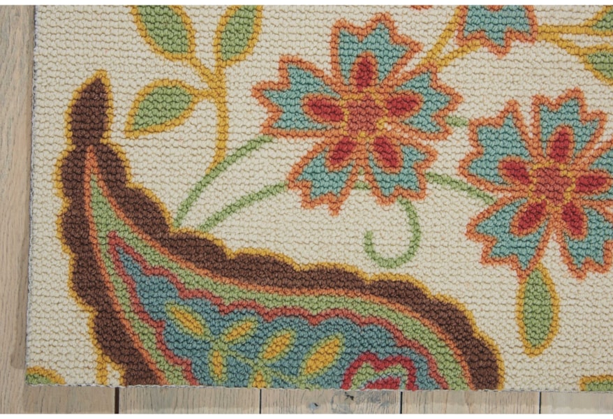 nourison vista 4 x 6 ivory rectangle