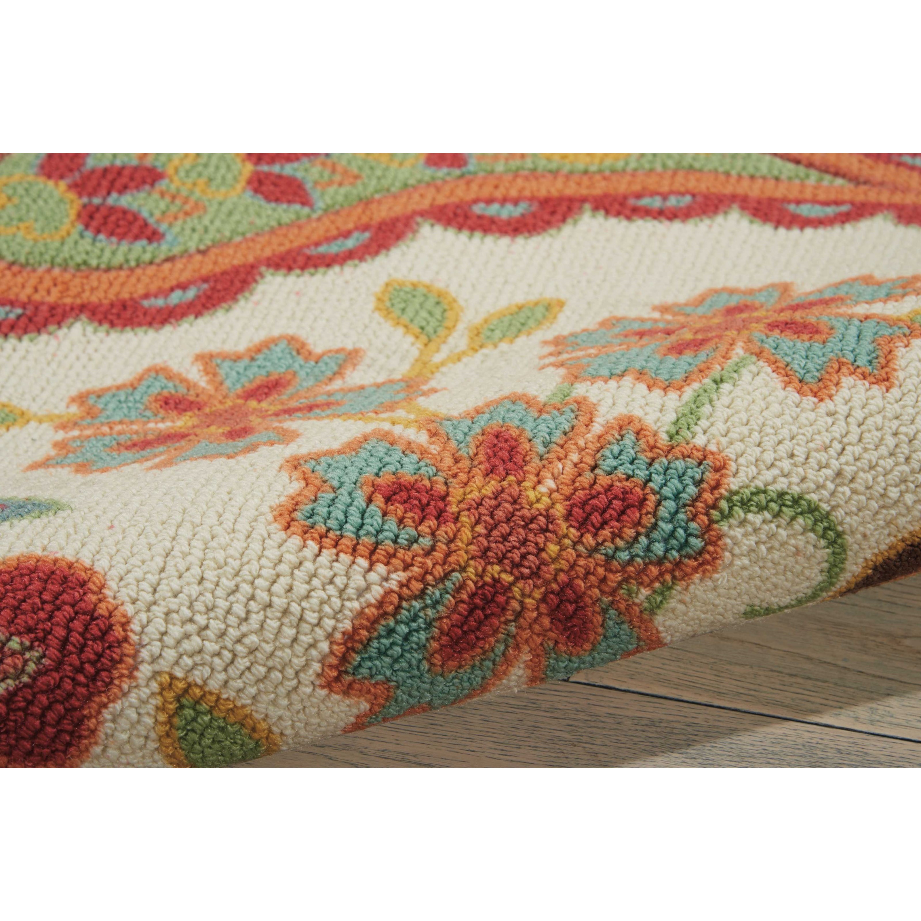 nourison vista 4 x 6 ivory rectangle