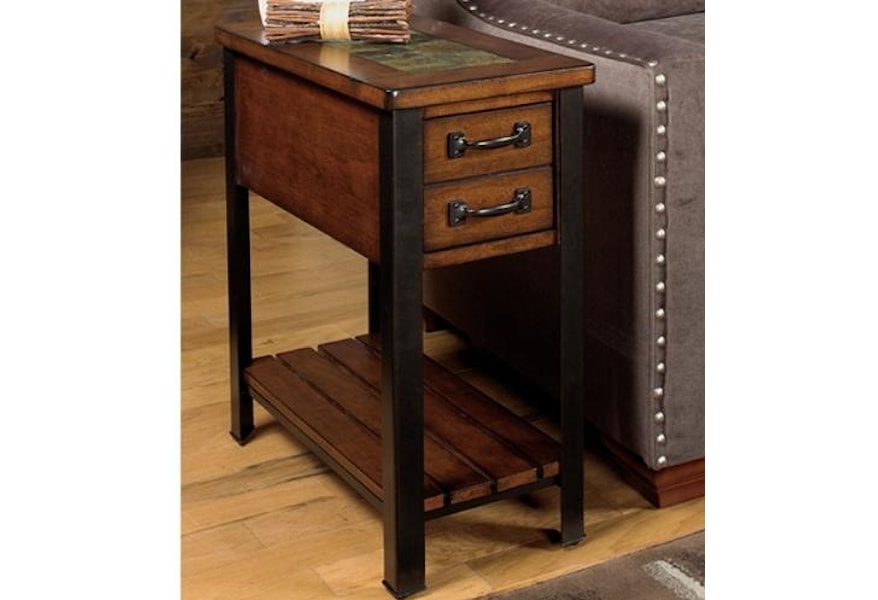 Null Furniture 3013 3013 07 End Table With Drawer And Shelf Dunk