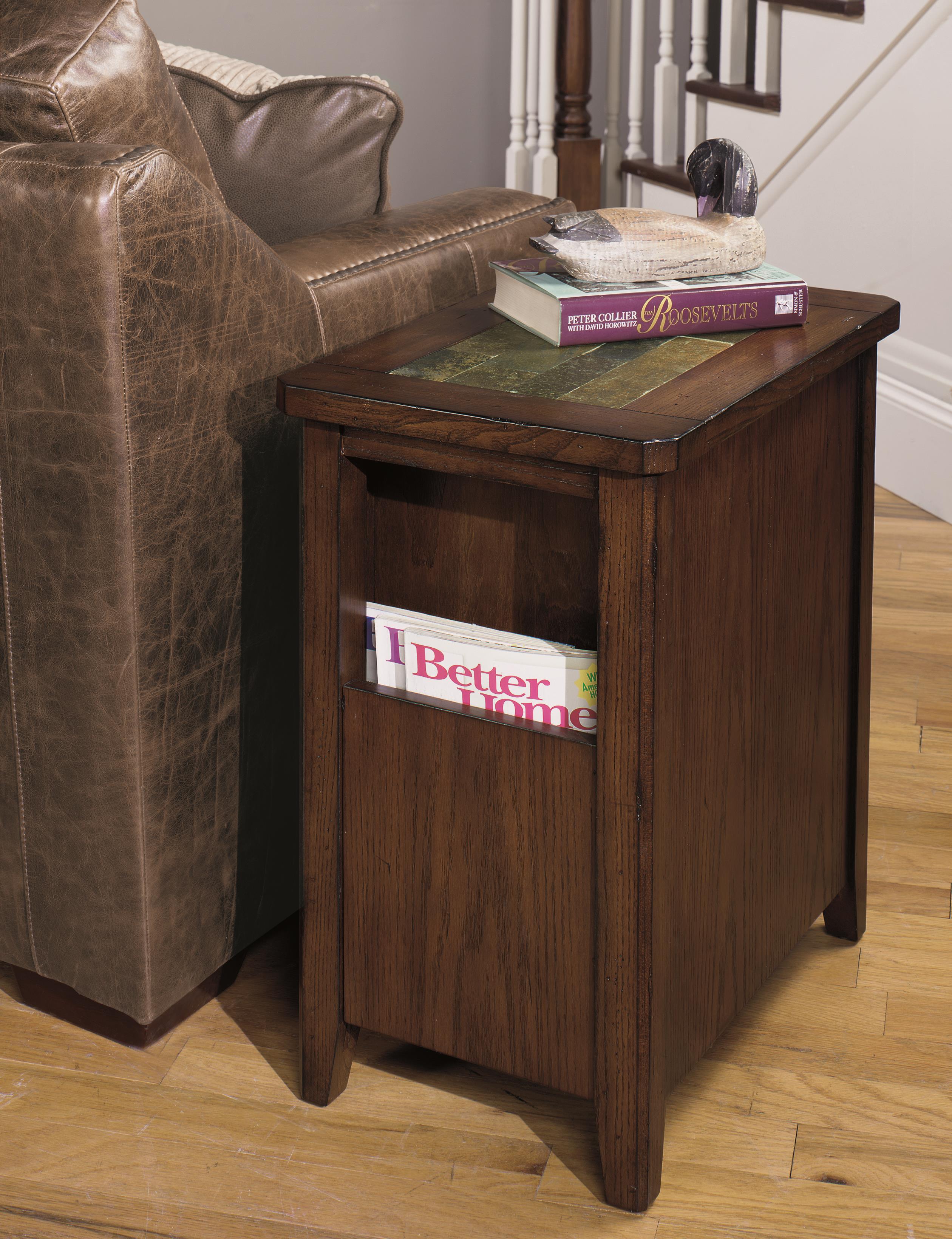 Null Furniture 5013 Chairside Cabinet With Magazine Storage Johnny Janosik End Table