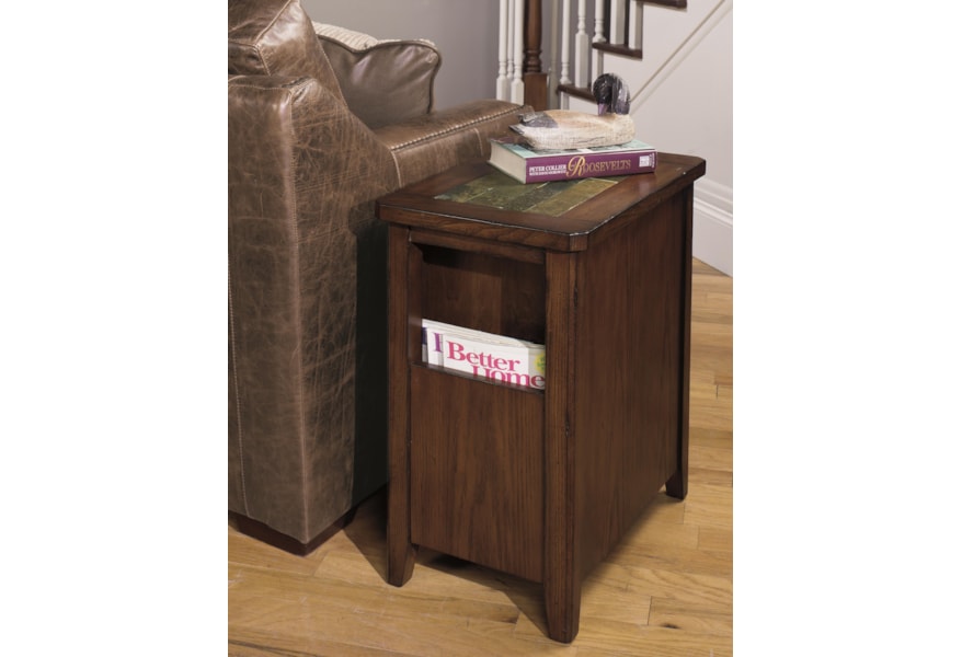 Null Furniture 5013 Chairside Cabinet With Magazine Storage Johnny Janosik End Table
