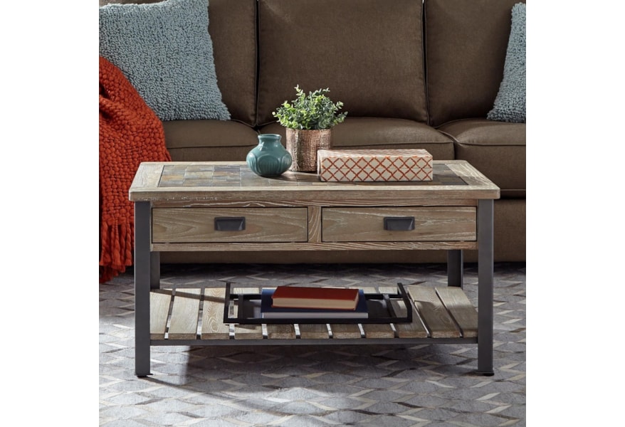Null Furniture 9918 9918 01 Rectangular Cocktail Table With