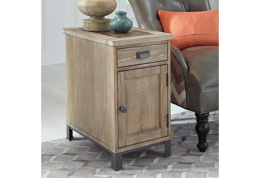 Null Furniture 9918 9918 22 Chairside Cabinet Table With Magazine