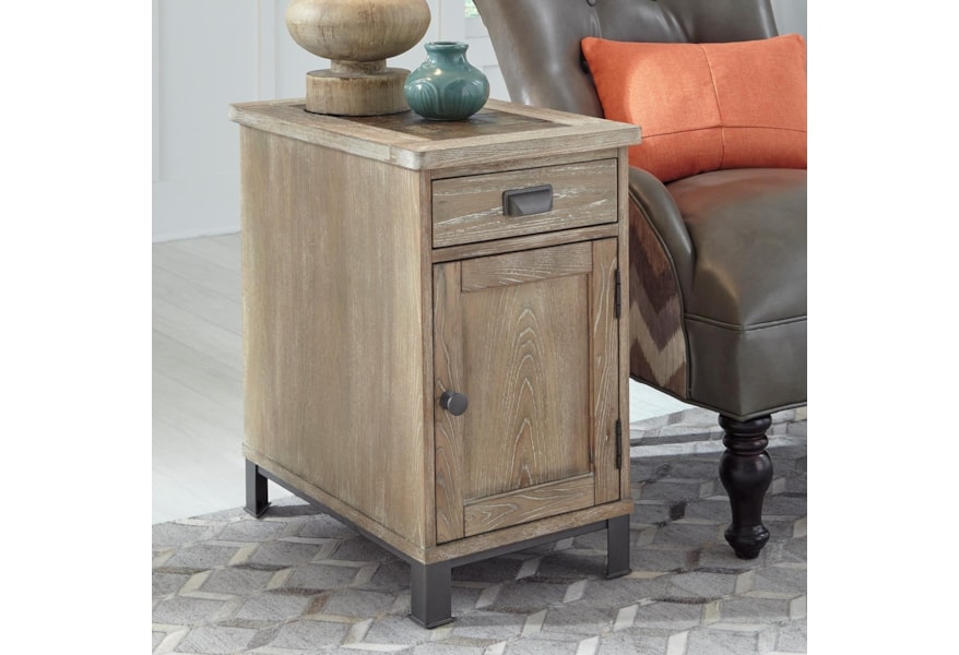 Null Furniture 9918 9918 22 Chairside Cabinet Table With Magazine