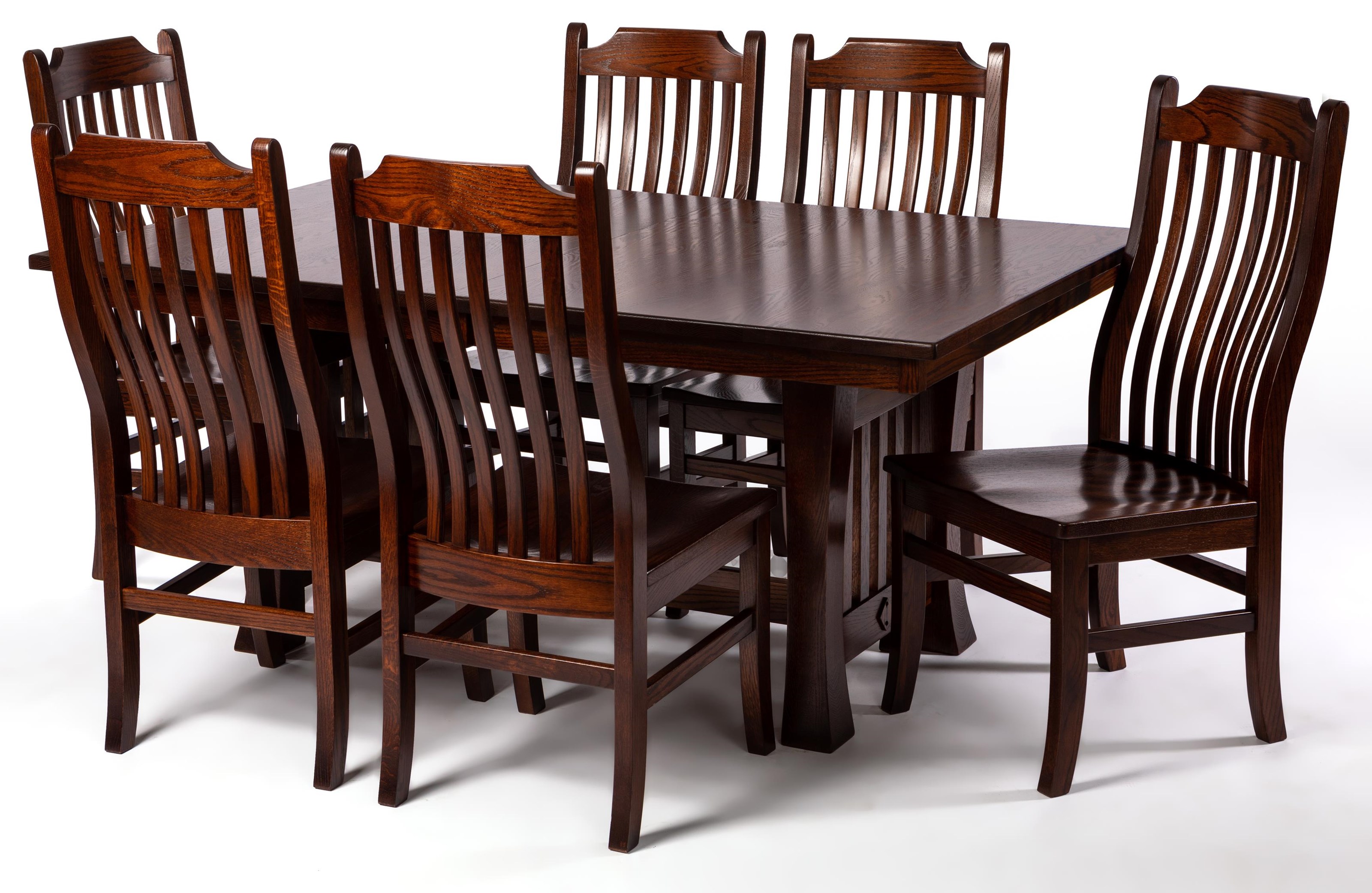 Oakwood Industries Evansville 7 Piece Dining Set Crowley Furniture Mattress Dining 7 Or More Piece Sets