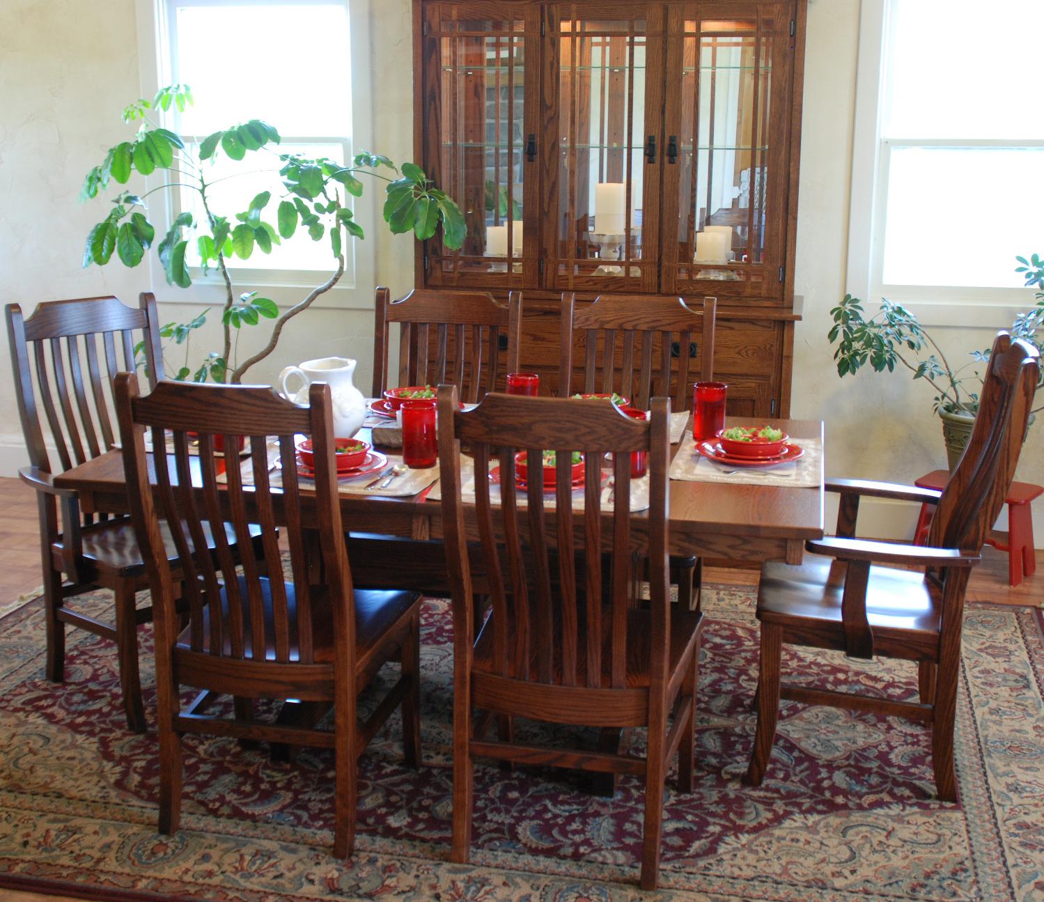 Oakwood Industries Casual Dining Mission Dining Table Mueller