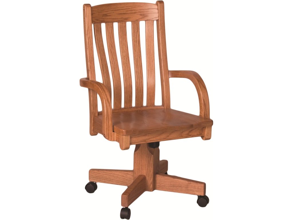 Oakwood Industries Casual Dining Contour Roller Arm Chair Mueller
