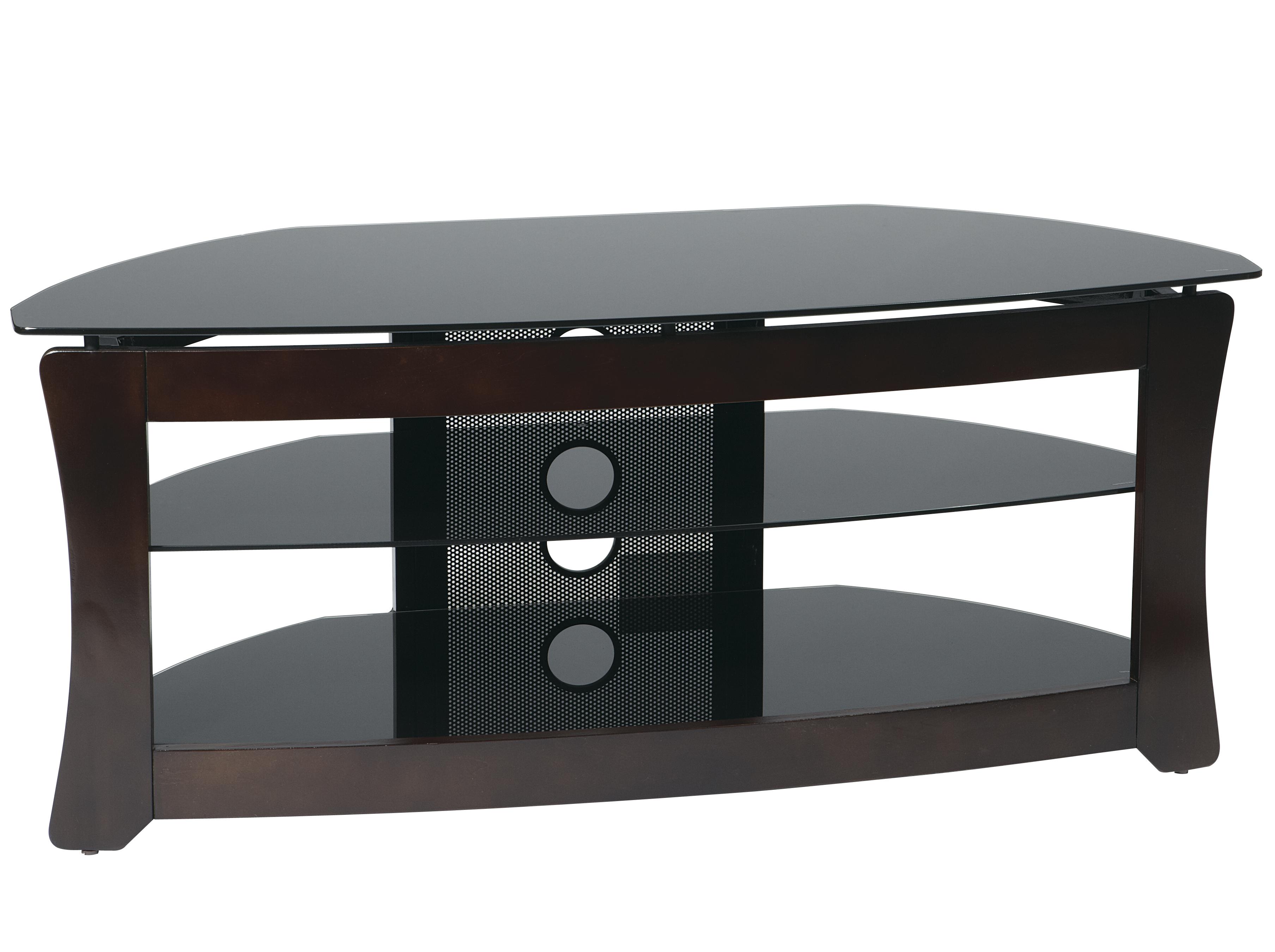 Osp Tv Stands 48 Wood Glass Tv Stand Sadler S Home Furnishings Tv Or Computer Unit