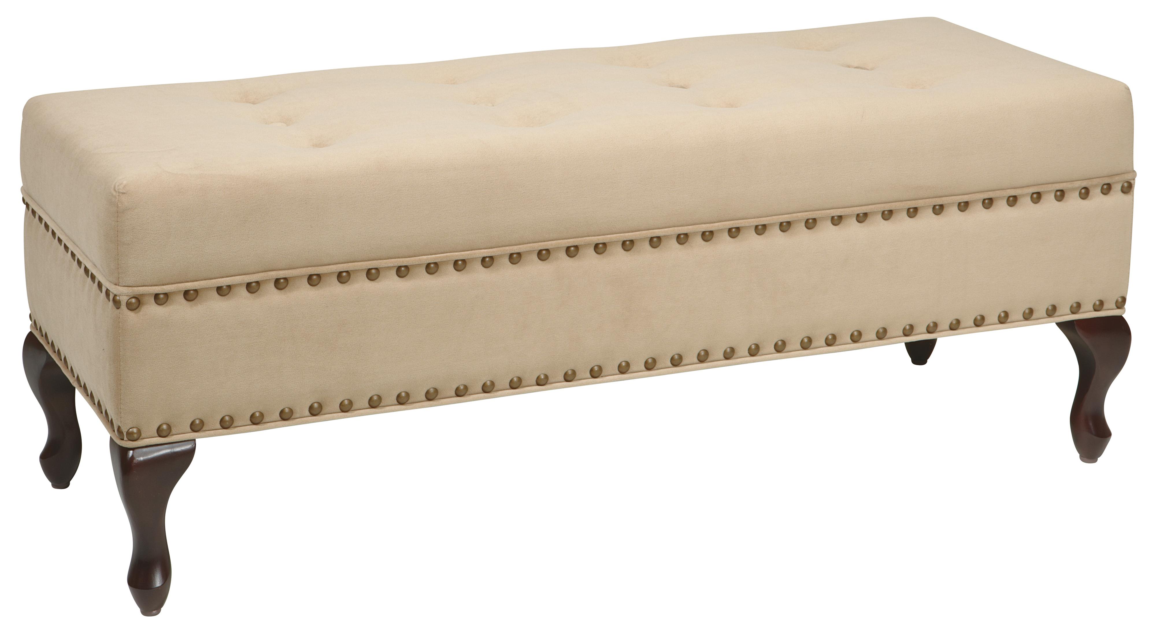 Victoria Victoria Tufted Bench In Traditional Furniture Style