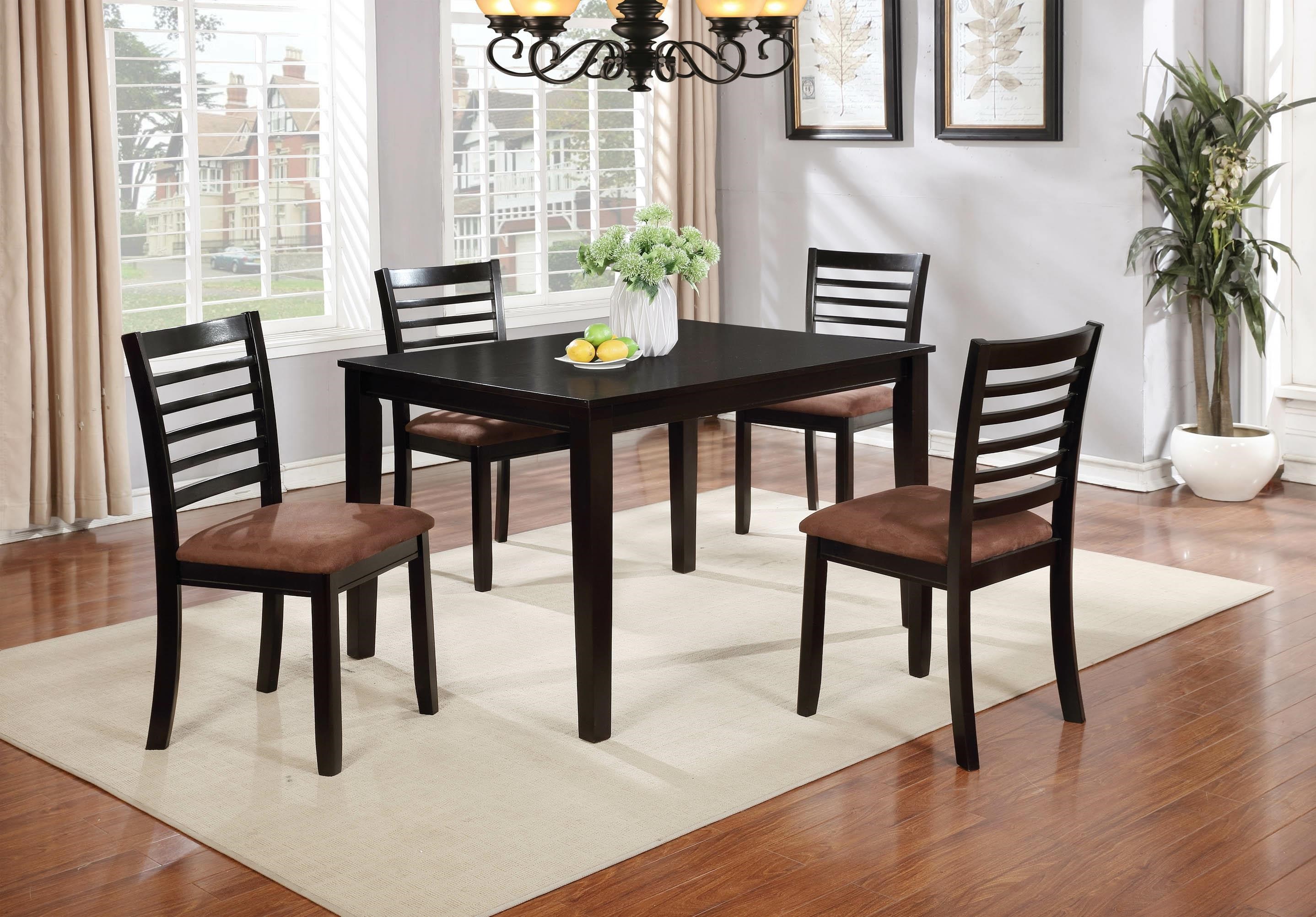 Offshore Furniture Source Dining Group Cm4001t Merlot 5 Piece Dining Set Sam Levitz Outlet Dining 5 Piece Sets