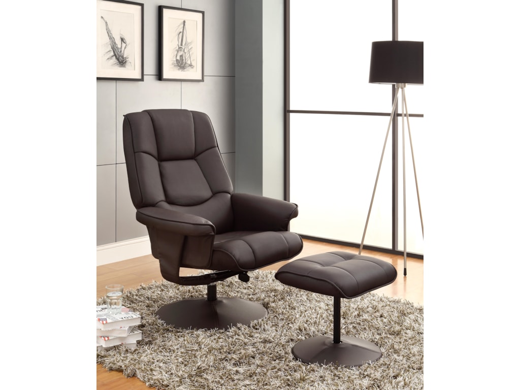 Offshore Furniture Source Tg 8021 Tg 8021 R C16 Pu 2 No Faux Leather Reclining Chair And Ottoman Sam Levitz Outlet Reclining Chair Ottoman Sets