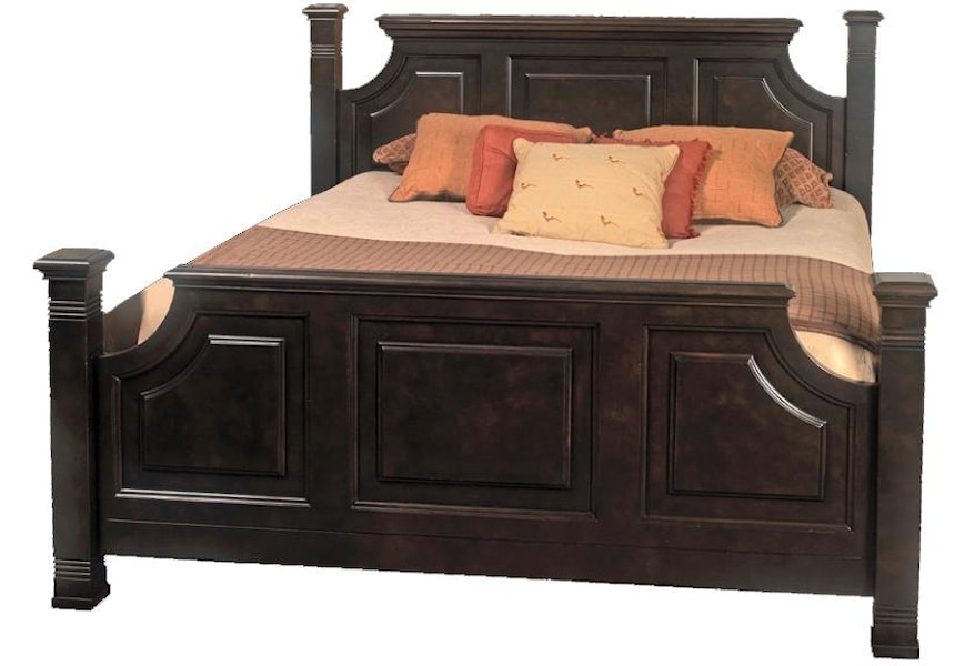 Old Biscayne Designs Custom Design Solid Wood Beds Lisette Carved Wood King Bed Jacksonville Furniture Mart Panel Beds