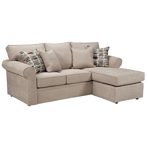 Warehouse M 56 5690 Queen Sleeper Chaise With Rolled Arms Pilgrim Furniture City Sectional Sofas