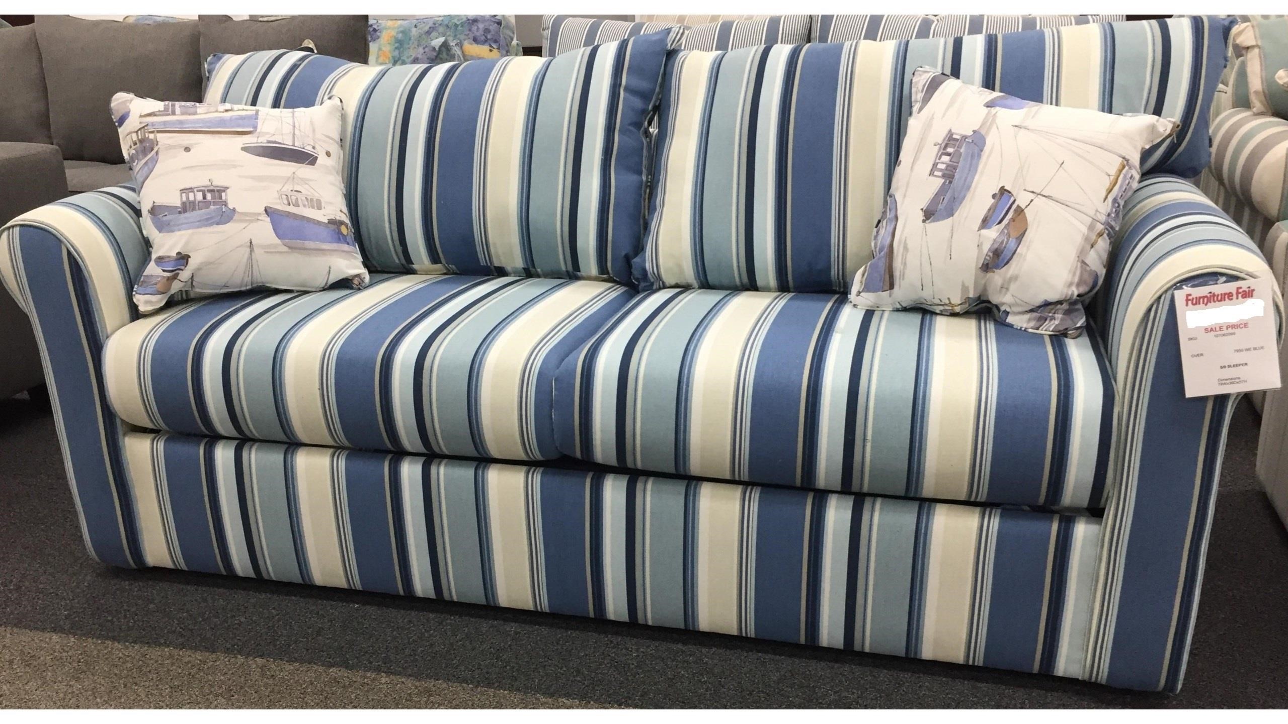 Overnight Sofa Coastal Sleeper Collection 107 06209 9 Queen Sleeper Westpod Blue Furniture Fair North Carolina Sleeper Sofas