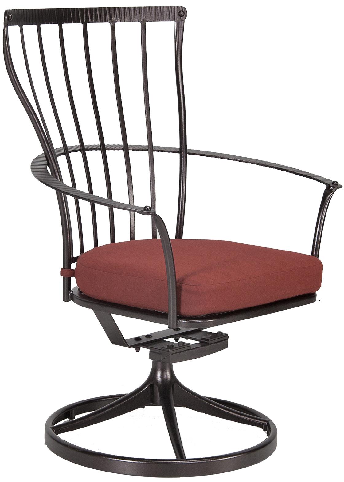 Monterra Dining Swivel Rocker Arm Chair With Seat Cushion By O W Lee At Conlin S Furniture