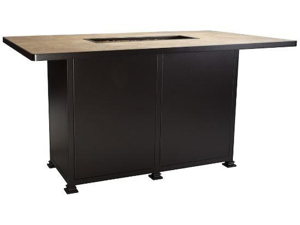 O W Lee Santorini Counter Height Fire Pit Sp40 Conlin S Furniture O W Lee Santorini Counter Height Fire Pit Sp40