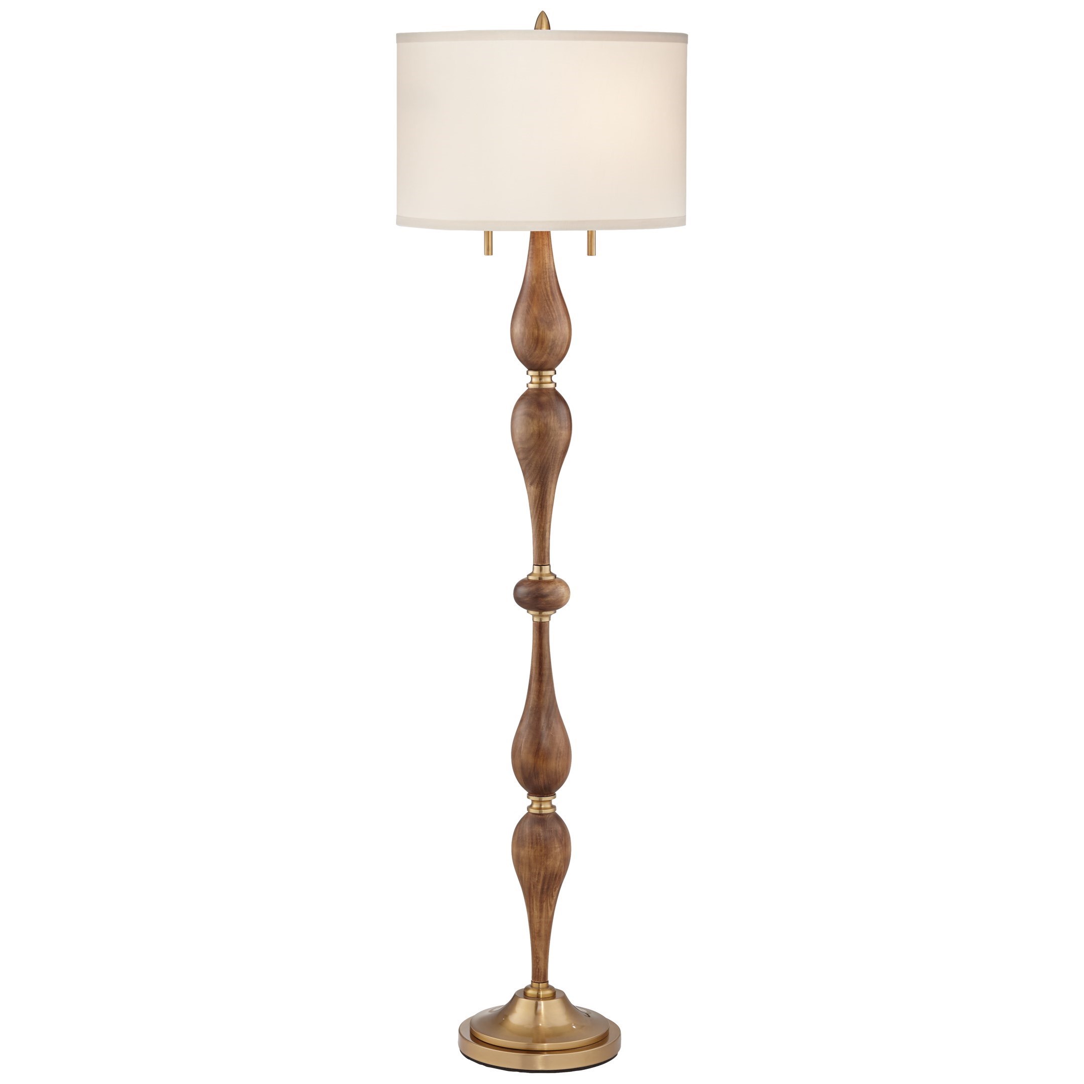 Pacific Coast Lighting Floor Lamps Walnut Solid Wood And Metal Floor Lamp Pedigo Furniture Floor Lamps