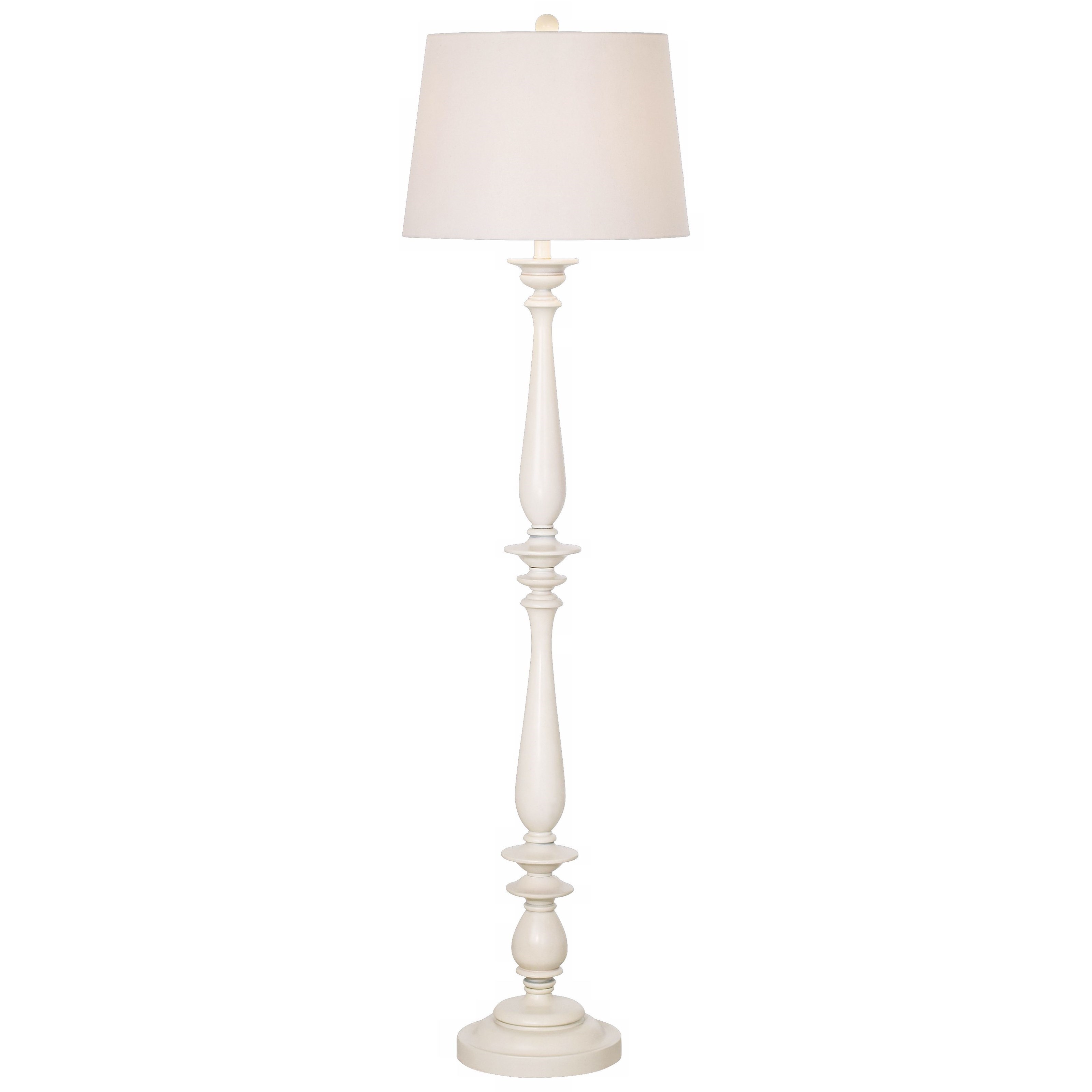 Pacific Coast Lighting Floor Lamps Malibu Floor Lamp Off White