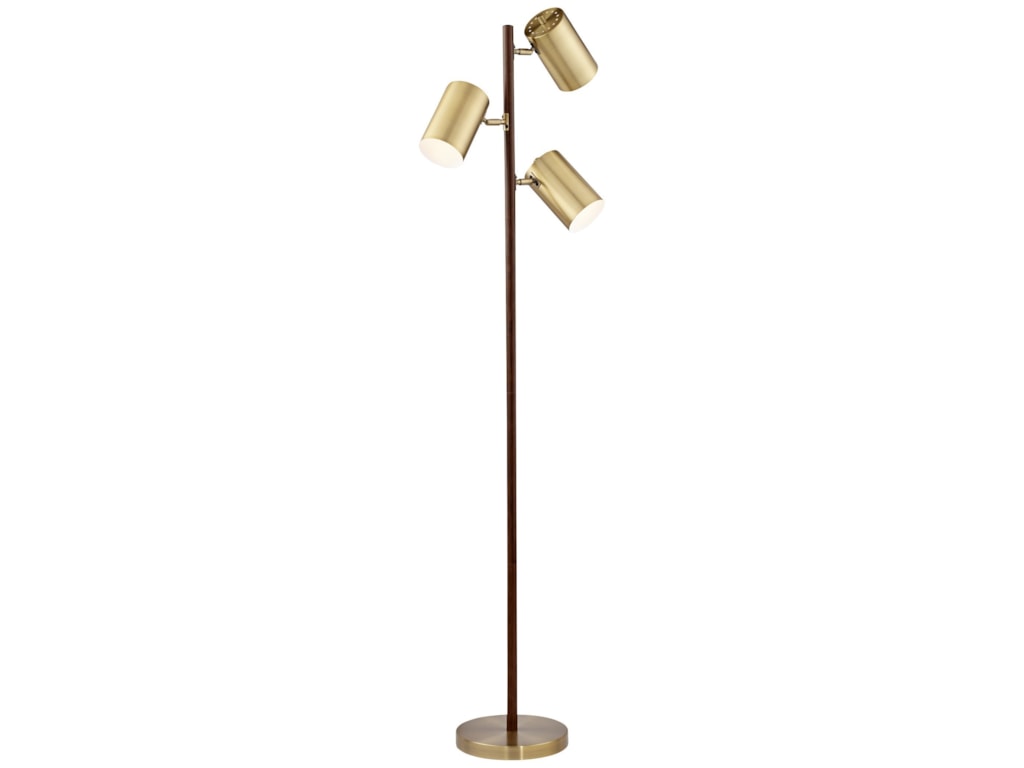 Pacific Coast Lighting Floor Lamps Three Light Metal Lamp Wayside Furniture Floor Lamp Wayside Furniture
