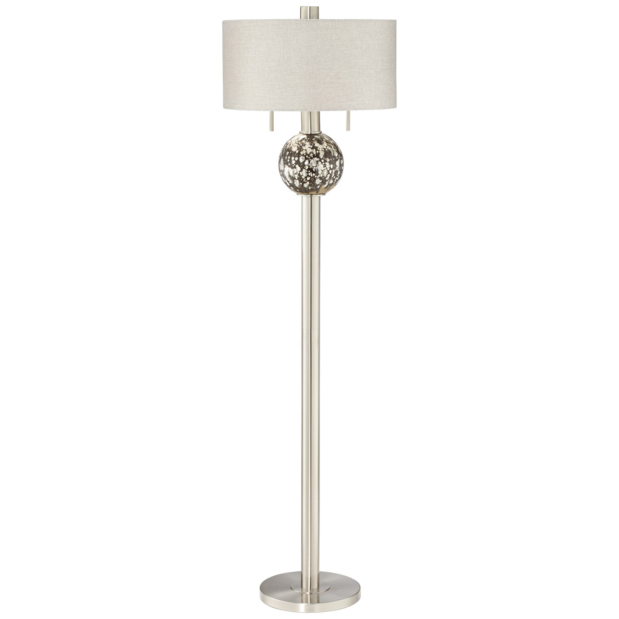Pacific Coast Lighting Floor Lamps Smokey Dimpled Mercury Glass Floor Lamp Wayside Furniture Floor Lamps