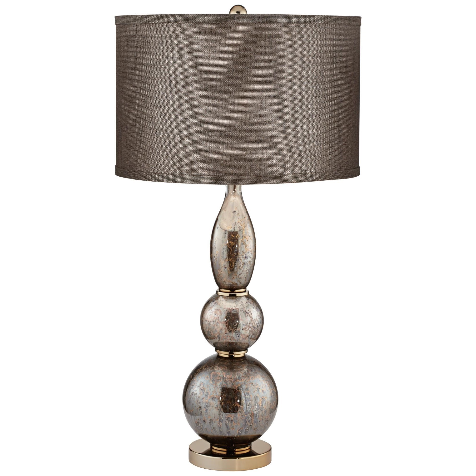 copper and grey table lamp