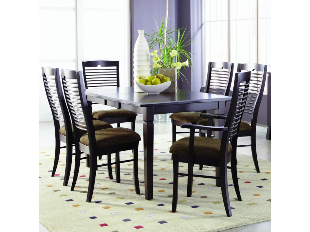 Palettes By Winesburg Romeo Customizable 7 Pc Table Chair