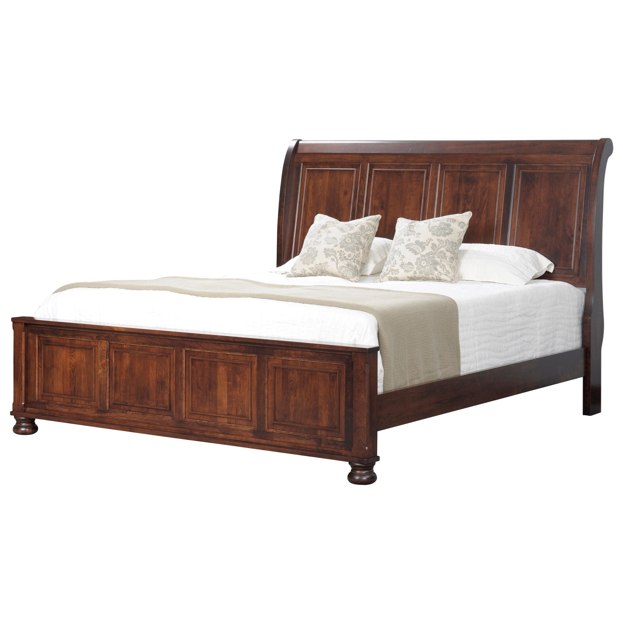 Palettes By Winesburg Brigantine Transitional Queen Sleigh Bed With Low Footboard Sheely S Furniture Appliance Sleigh Beds