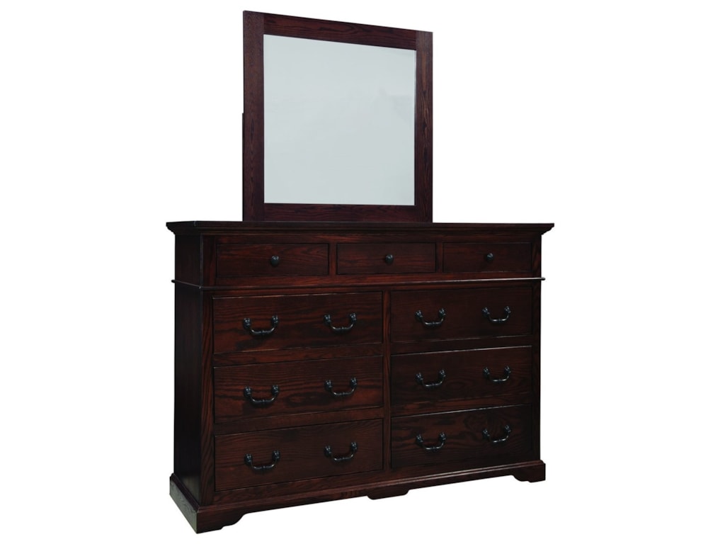 Palettes By Winesburg Longmeadow Traditional Nine Drawer Dresser