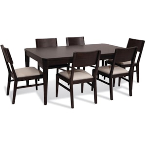 Palliser Aria Transitional 7 Piece Table And Chair Set Mueller