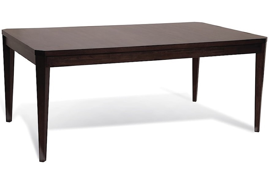 Palliser Aria 130 150 Transitional Rectangular Dining Room Table With Tapered Legs Upper Room Home Furnishings Dining Tables