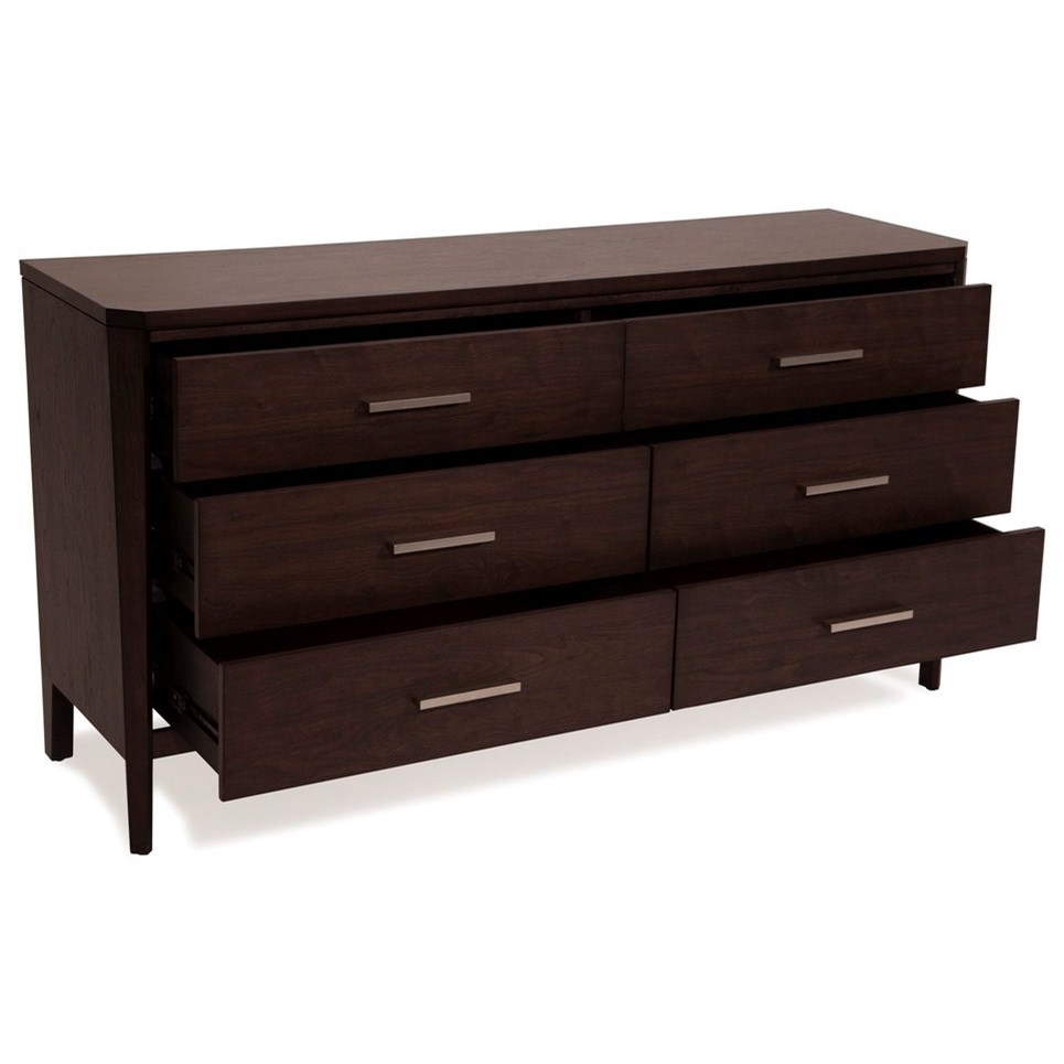 Palliser Aria Transitional Dresser With 6 Drawers Reid S