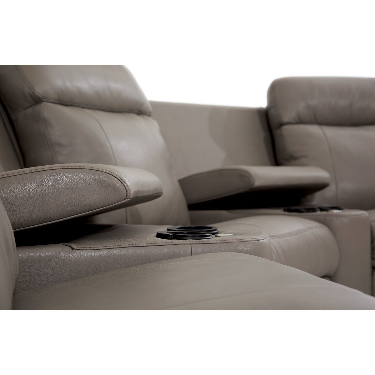 Palliser Asher Contemporary Power Reclining Sectional With Power Headrests And Lumbar Support Wayside Furniture Reclining Sectional Sofas