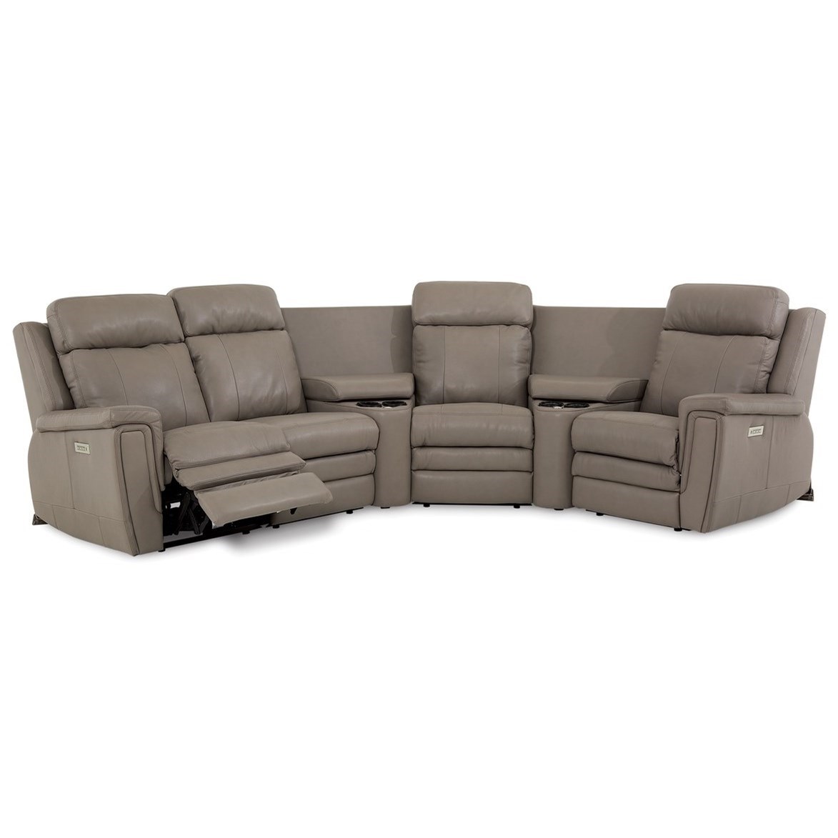 Palliser Asher Contemporary Power Reclining Sectional With Power
