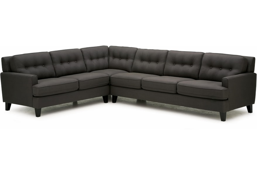 Palliser Barbara Transitional Sectional Sofa With Rhf Sofa Split