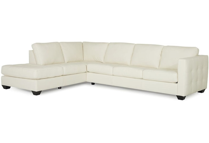 Palliser Barrett Contemporary Sectional Sofa With Track Arms And Palliser Barrett Contemporary Sectional