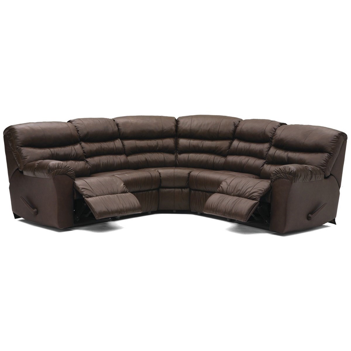 Palliser Durant Casual Manual Reclining Sectional With Wedge