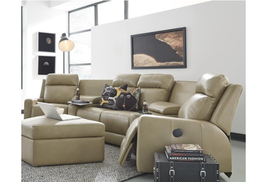 Palliser Forest Hill 4 Seat Power Reclining Sectional Sofa Palliser Forest Hill 4 Seat Power Reclining Sectional Sofa