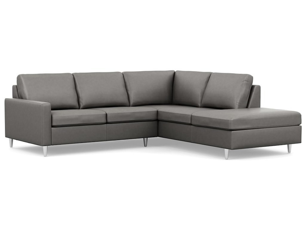 Palliser Inspirations Emilia High Leg Contemporary Raf Chaise Palliser Inspirations Emilia High Leg