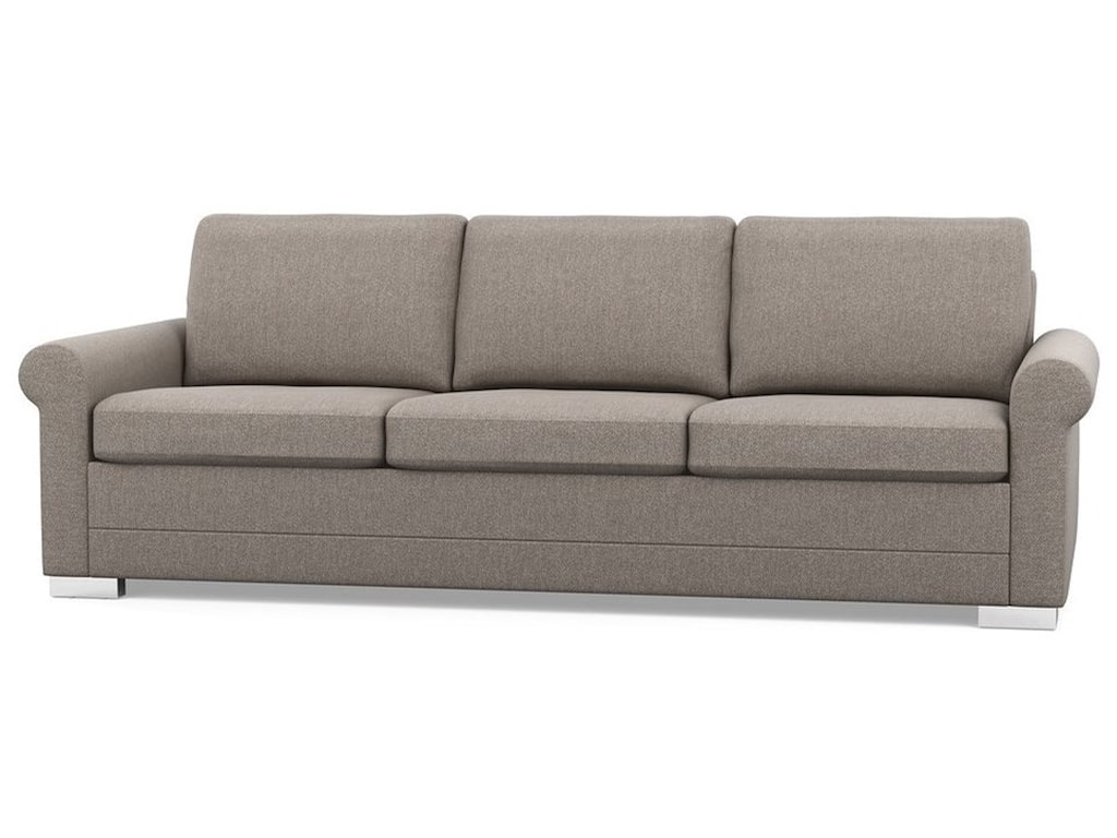 Palliser Inspirations 10004 01 Contemporary Sofa With Rolled Arms Inspirations Contemporary Sofa With Rolled Arms And Low Legs By Palliser