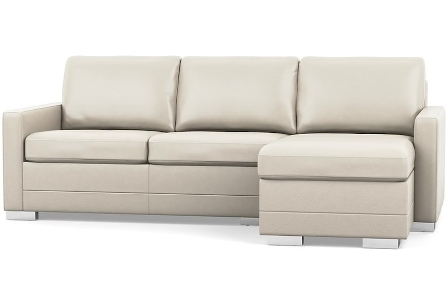 Palliser Inspirations Emilia Low Leg Contemporary Sectional With Slim Track Arms And High Legs Belfort Furniture Sectional Sofas